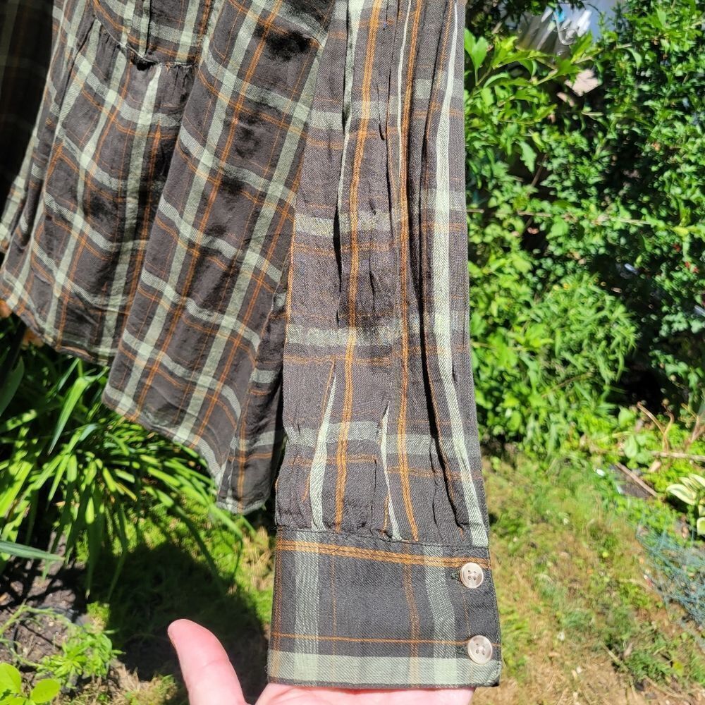 Green Plaid Tunic - Picture 4 of 10